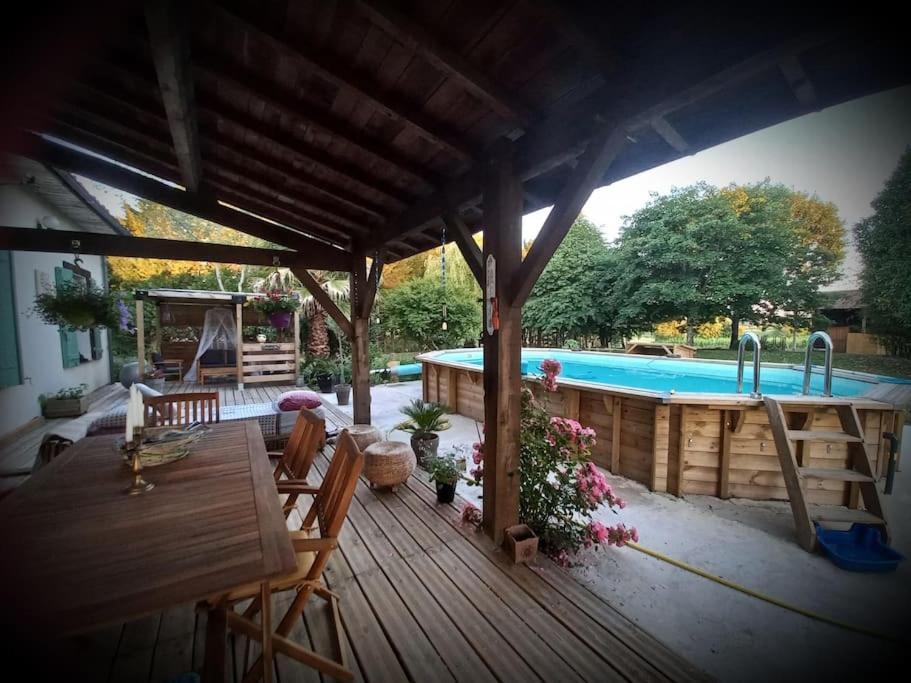 Maison Avec Piscine Proche Des Thermes Mauleon-D'armagnac Zewnętrze zdjęcie